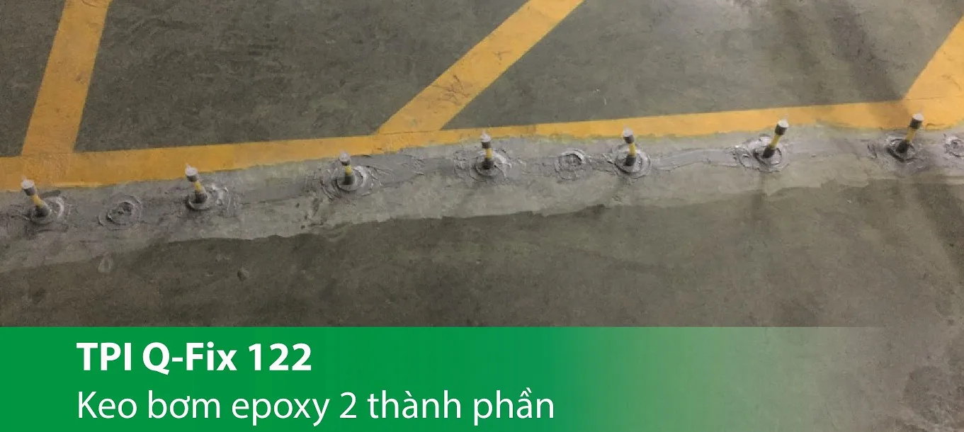 TPI Q-Fix 122 - Keo bơm epoxy, 2 thành phần, có độ nhớt thấp