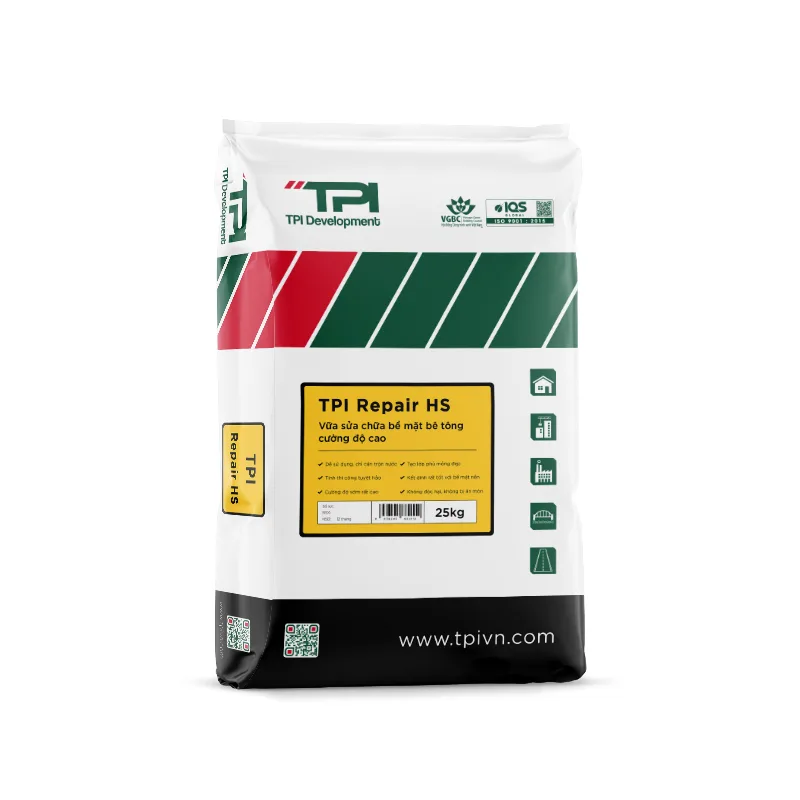 TPI Repair HS 25kg - Vữa sửa chữa bê tông cường độ cao (>70 Mpa) TPI Repair HS 25kg - Vữa sửa chữa bê tông cường độ cao (>70 Mpa)