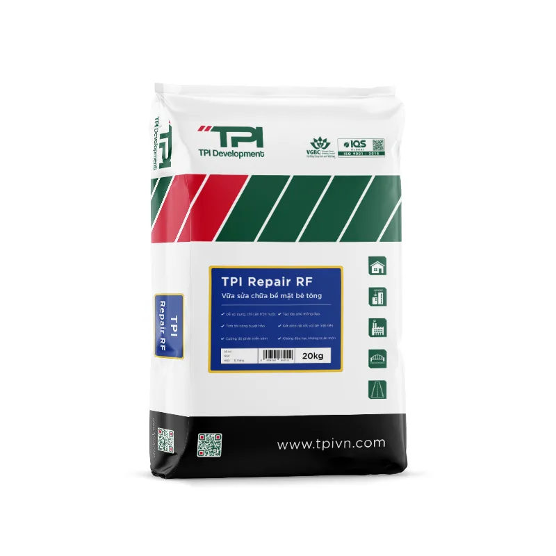 TPI Repair RF 20kg - Vữa sửa chữa bê tông phủ mỏng đẹp (> 40Mpa) TPI Repair RF 20kg - Vữa sửa chữa bê tông phủ mỏng đẹp (> 40Mpa)