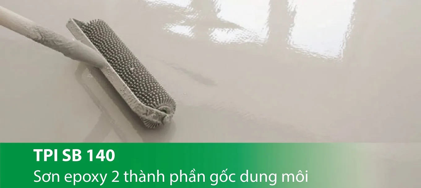 TPI SB140 - Sơn lăn sàn epoxy 2 thành phần gốc dung môi